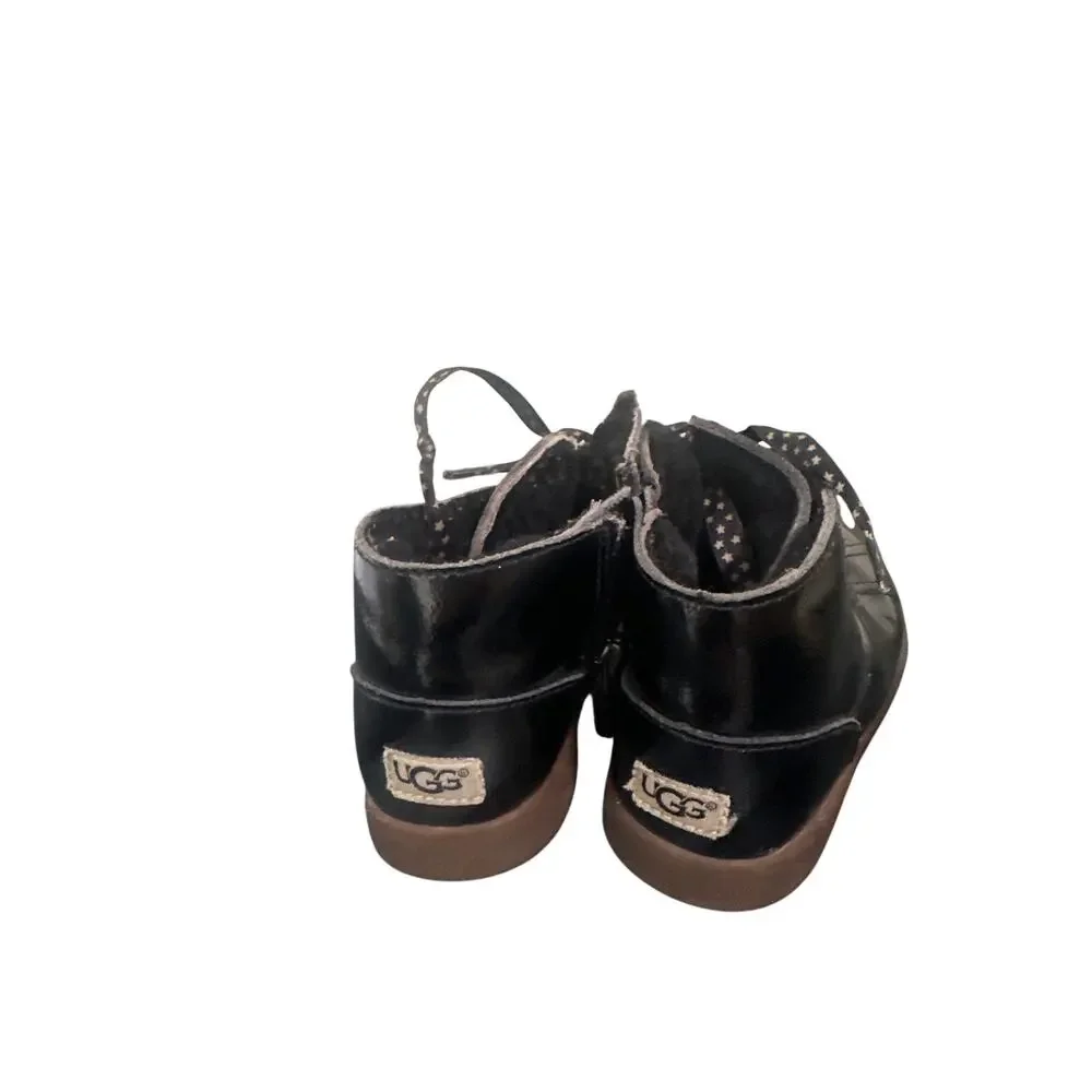 Girl’s UGG Australia Payten Duck Boots Black Toddler Size 11.5 - Picture 4 of 6